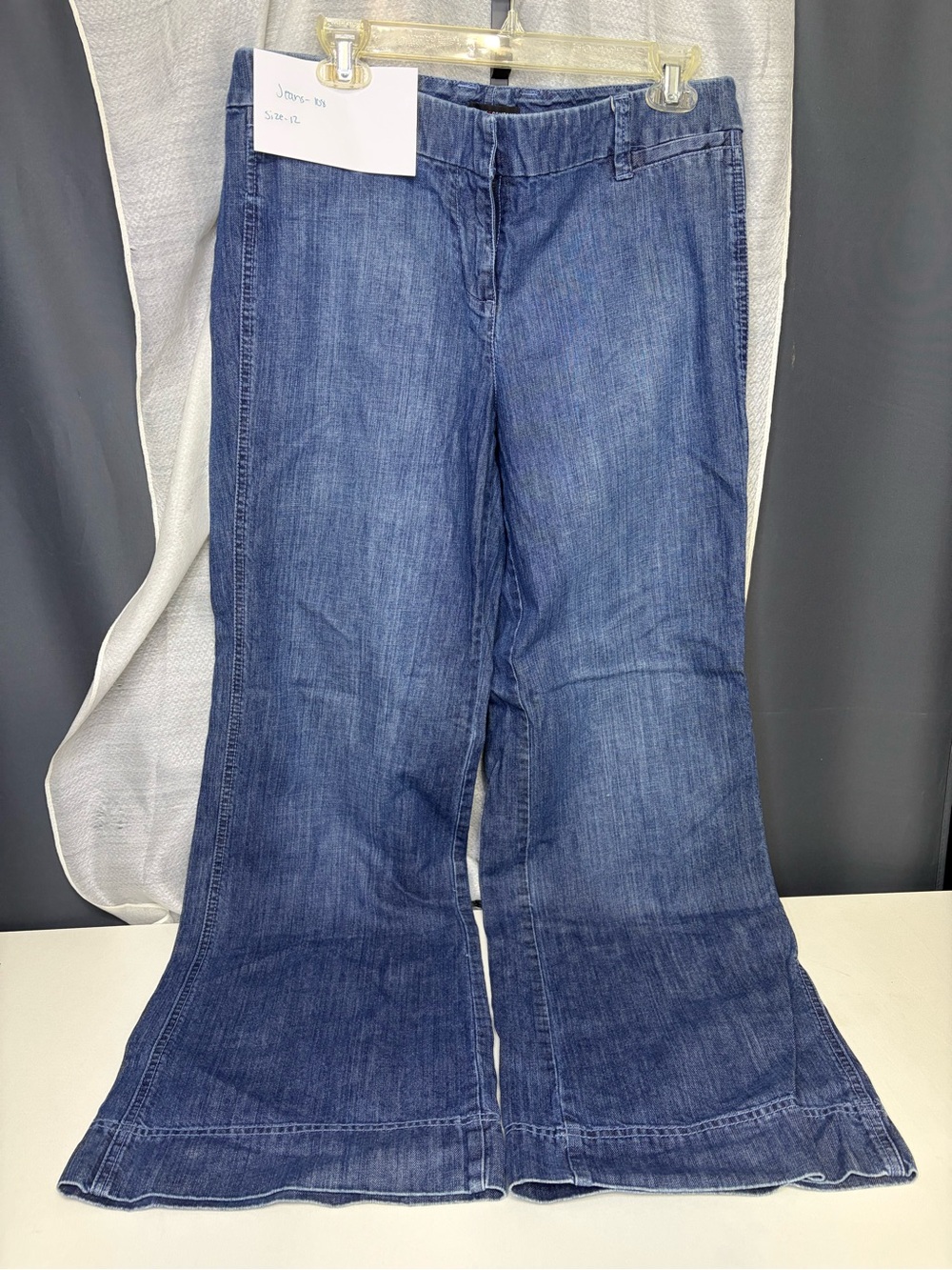 Women's New York & Company Blue Wide-Leg Jeans Size 12